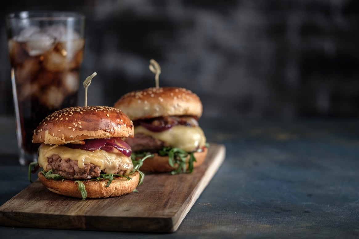 Homemade Tasty Hamburger