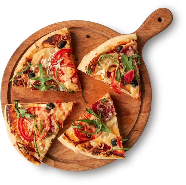 Pizza Isolated on White